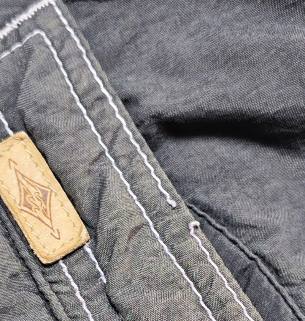 90s ビラボン インディゴダック × ナイロン リバーシブルジャケット