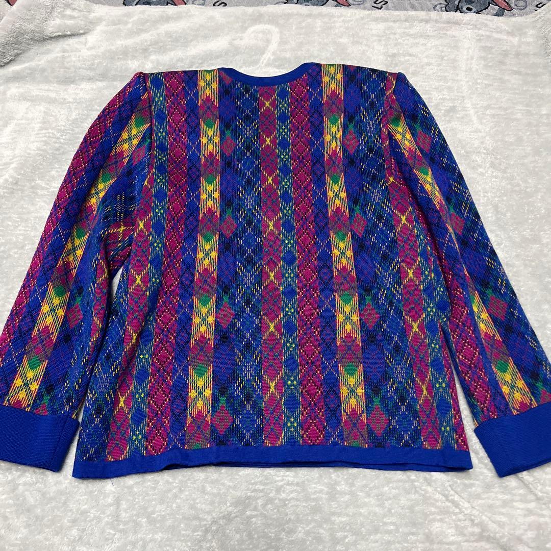 美品！ Yves Saint Laurent アーガイルパターンジャケット
