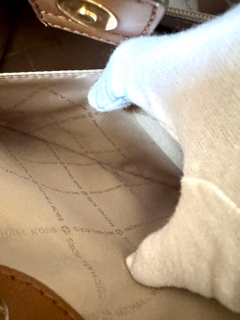 美品✴︎MICHAEL KORS HAMILTON サッチェル MKシグネチャーM