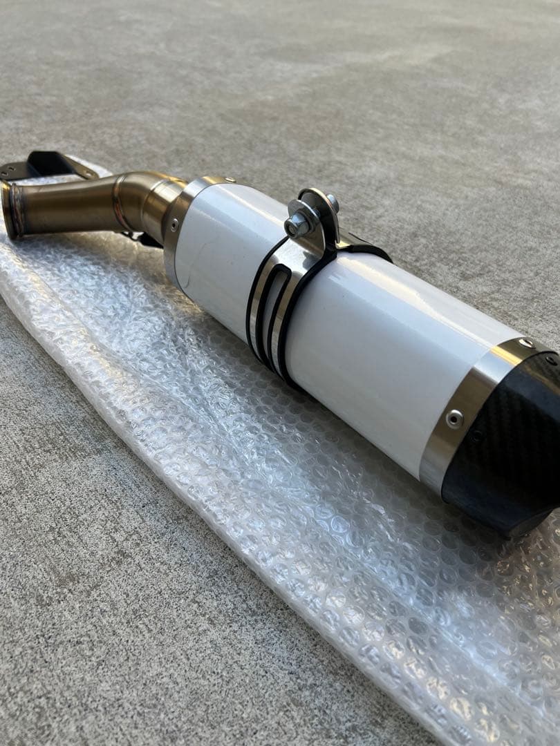 KTM スモールDUKE ARROWスリップオンサイレンサー ホワイト