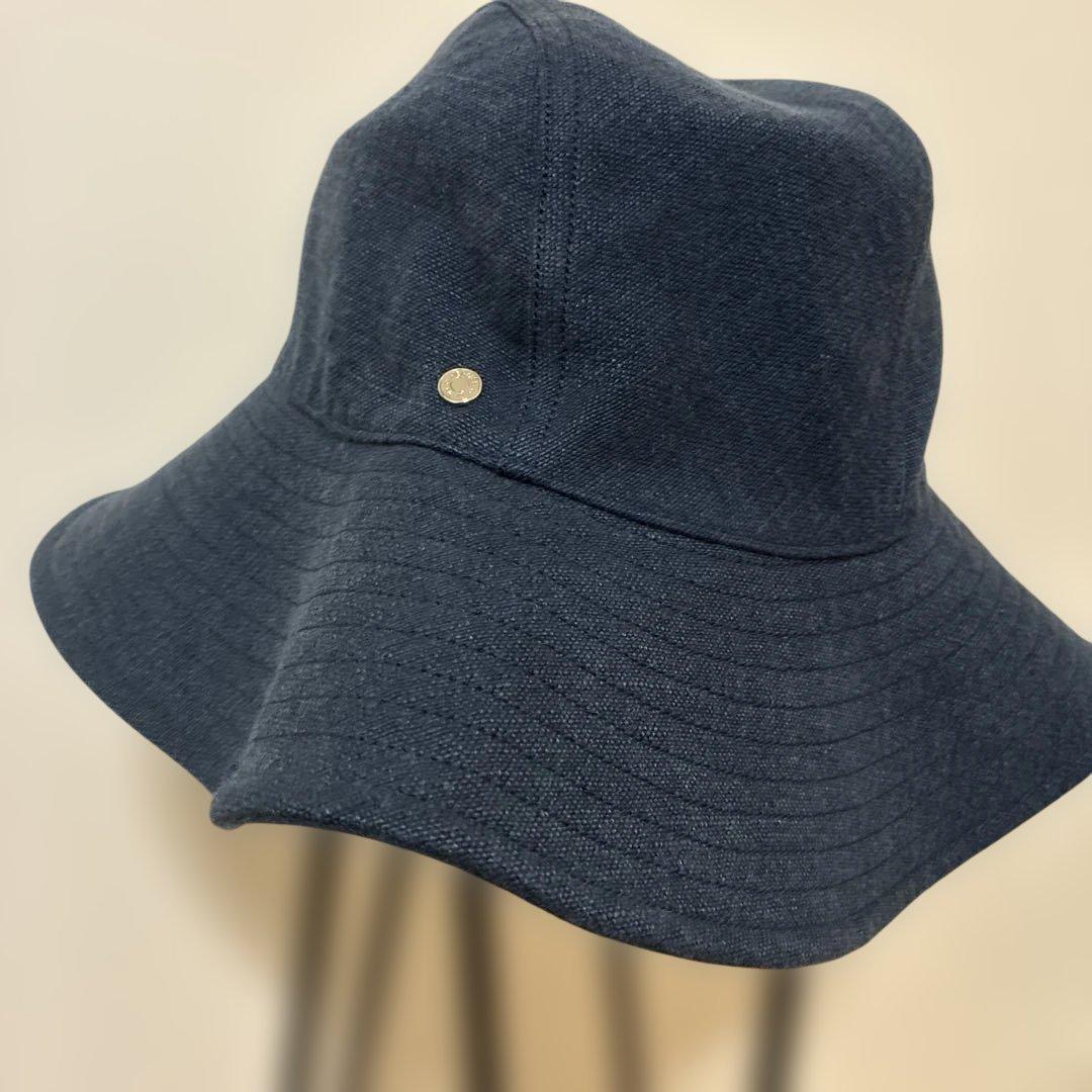 エルメス　デニム　帽子　コレット　58サイズ