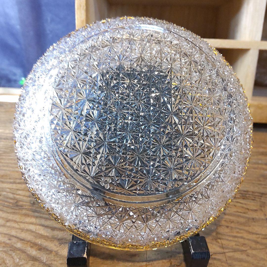 須田秀石④　茶懐石用　クリスタル　　五客セット（内、蓋が無い物2つ）