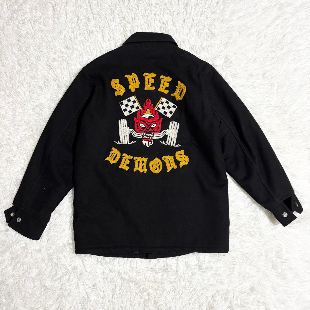 ナ*ス様 美品 STEEL HOT ROD WEAR ファラオ メルトン ジャケ