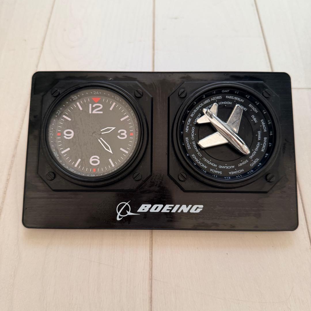 インテリア時計 Boeing World Timer with Plane