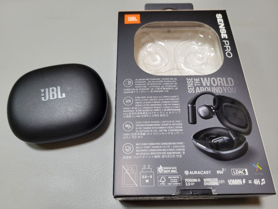 JBL SENSE PRO ワイヤレス オープンイヤフォン 黒