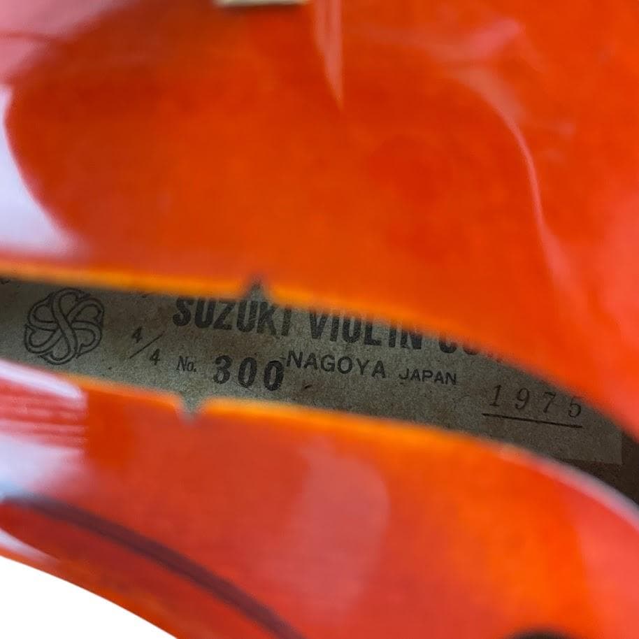 極虎●鈴木バイオリン● No.300 4/4 1975年製 SUZUKI スズキ