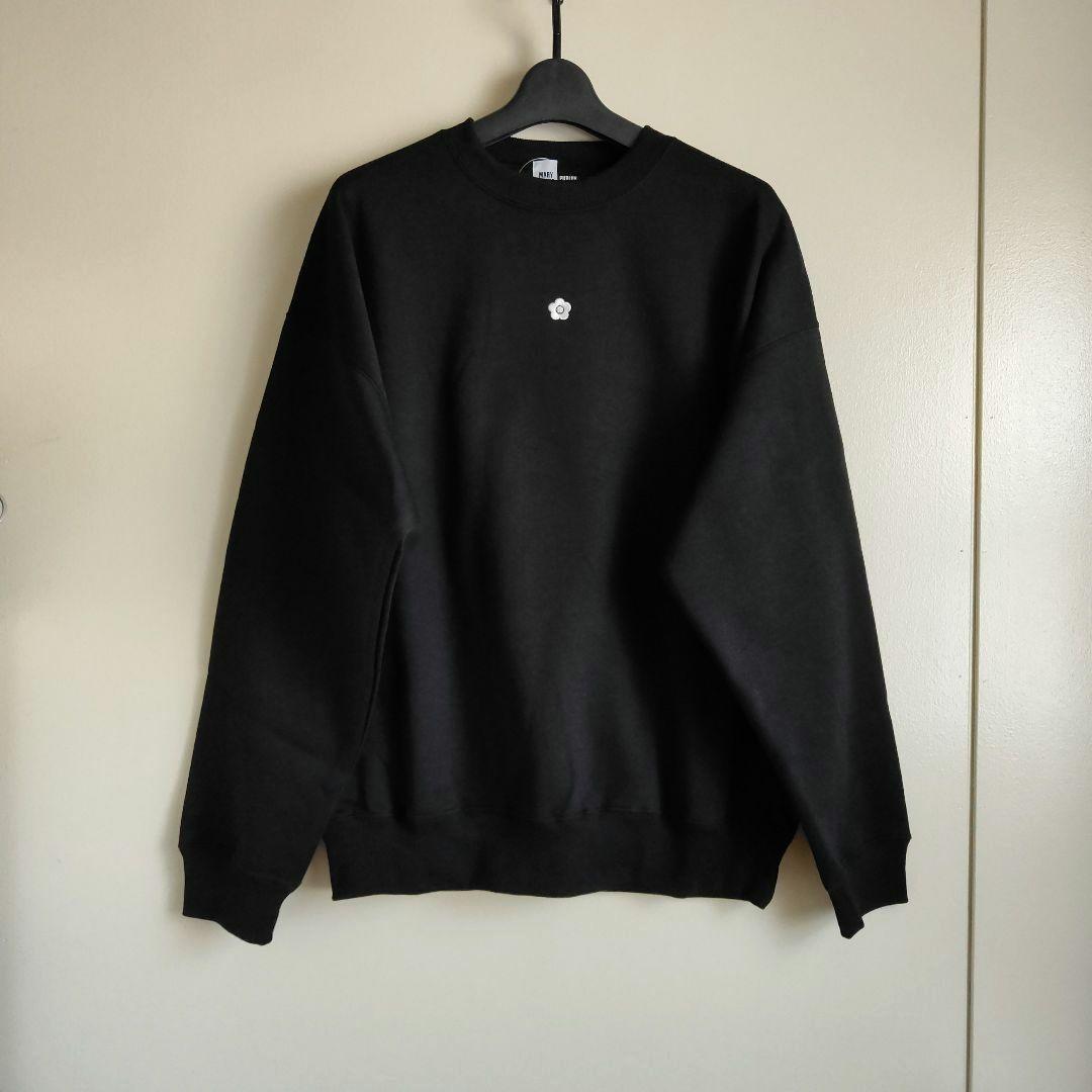 専用です　マリクワ　ロゴ刺繍 裏起毛スウェット　グレー・ブラック2点セット　新品