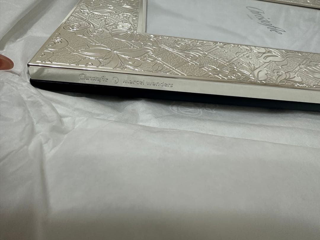 【未使用品】CHRISTOFLE クリストフル フォトフレーム ジャルダンエデン