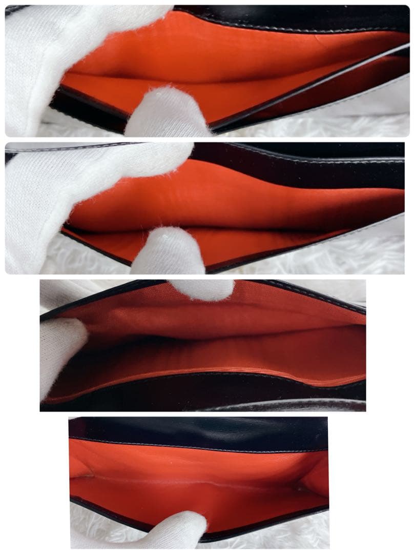 未使用品✨グッチ　長財布　オールド　ヴィンテージ　レザー　ゴールド金具　黒