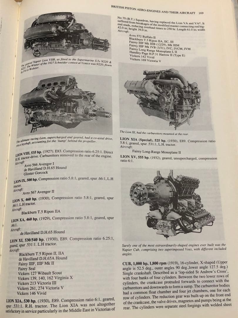 洋書 BRITISH PISTON AERO-ENGINES