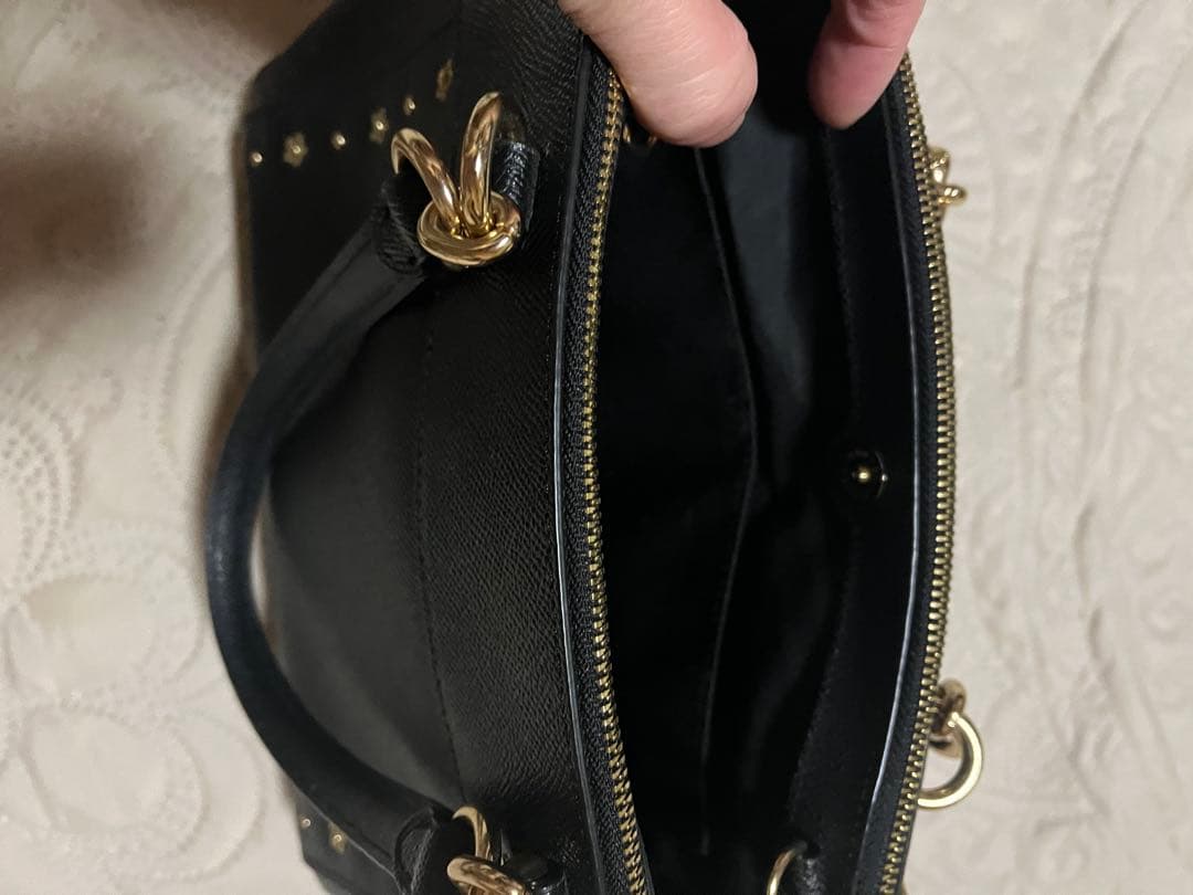 美品　COACH　ハンドバッグ　ショルダーバッグ　2way ブラック コーチ