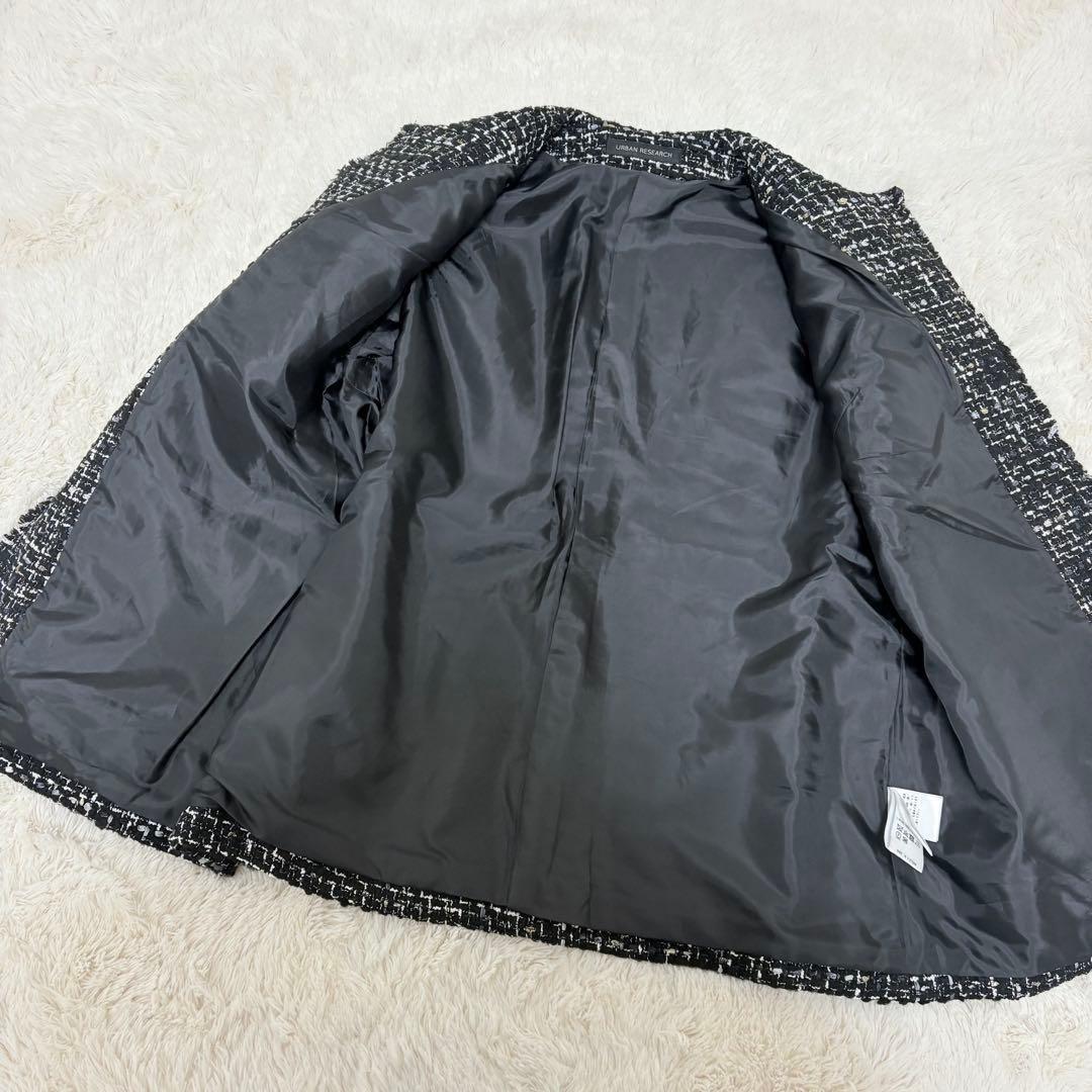 美品✨定価3.3万✨23AW✨アーバンリサーチ　ツイードジャケット　金ボタン