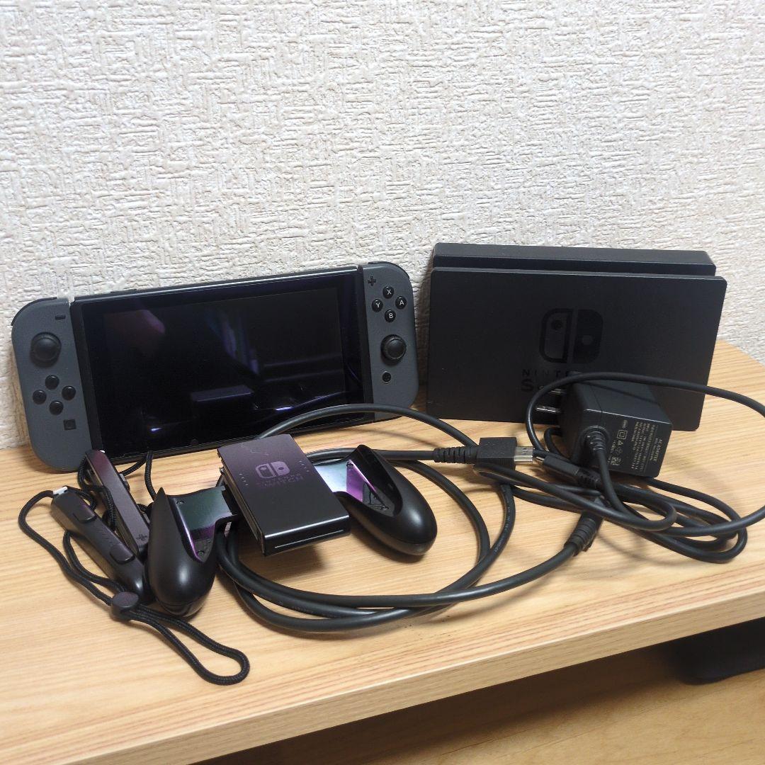 Nintendo Switch 本体 グレー 初期型 ジャンク品扱い　TV接続可