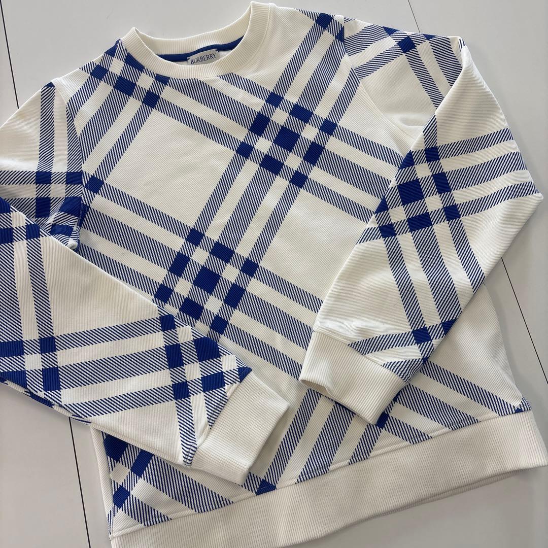 Burberry チェック柄 長袖トレーナー