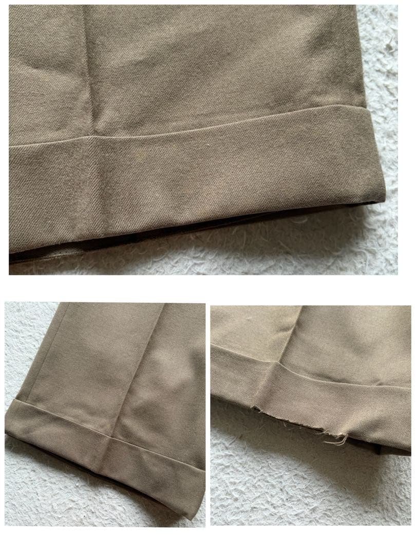 激レア✨ポロバイラルフローレン スーツ ダブルテーラード ウール ベージュ系 L