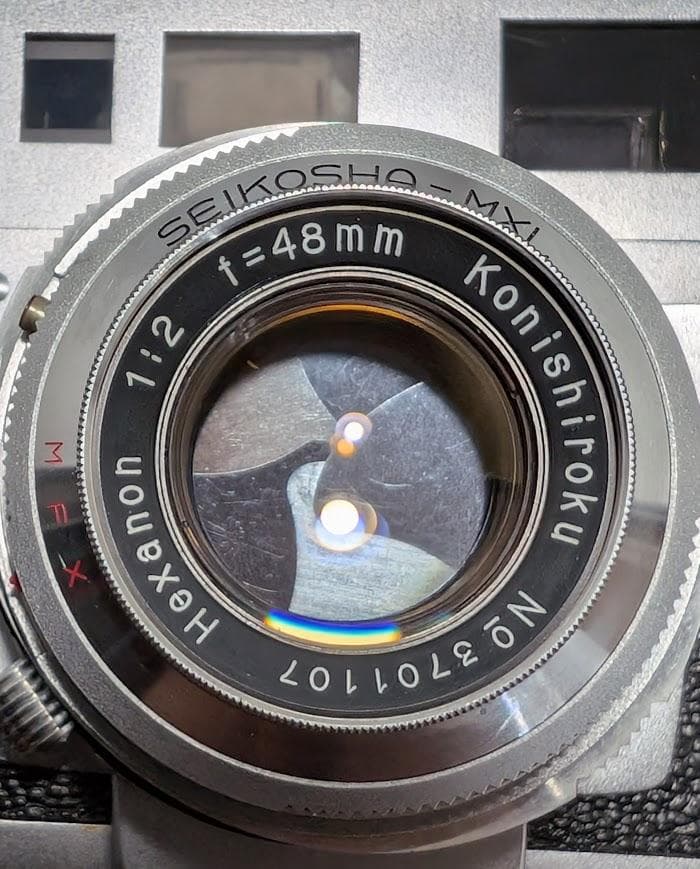 【外観・光学美品】KONICA ⅢA 48mm F/2 フィルムカメラ