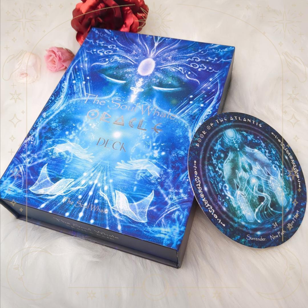 超美麗✨香港の超希少デッキ✨魔法のような魂のクジラのオラクルカード／正規品