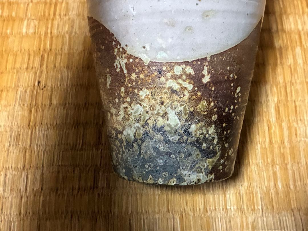 萩焼 花瓶 花入 共箱 十一代 田原陶兵衛