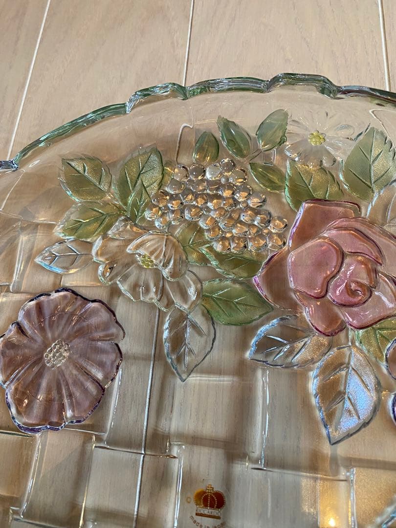 新品未使用　CONTEMPORARY COLLECTION ガラスプレート　大皿