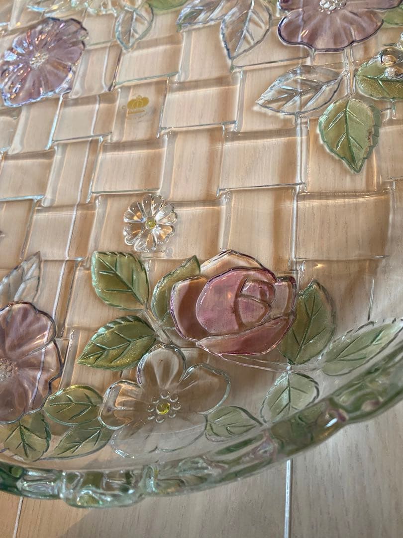 新品未使用　CONTEMPORARY COLLECTION ガラスプレート　大皿