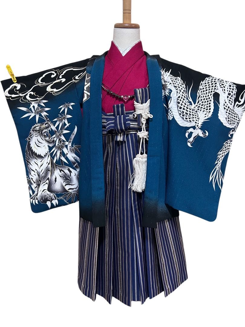 虎がかっこいい♡七五三　3歳　男の子　セット　一式　小さめ　龍