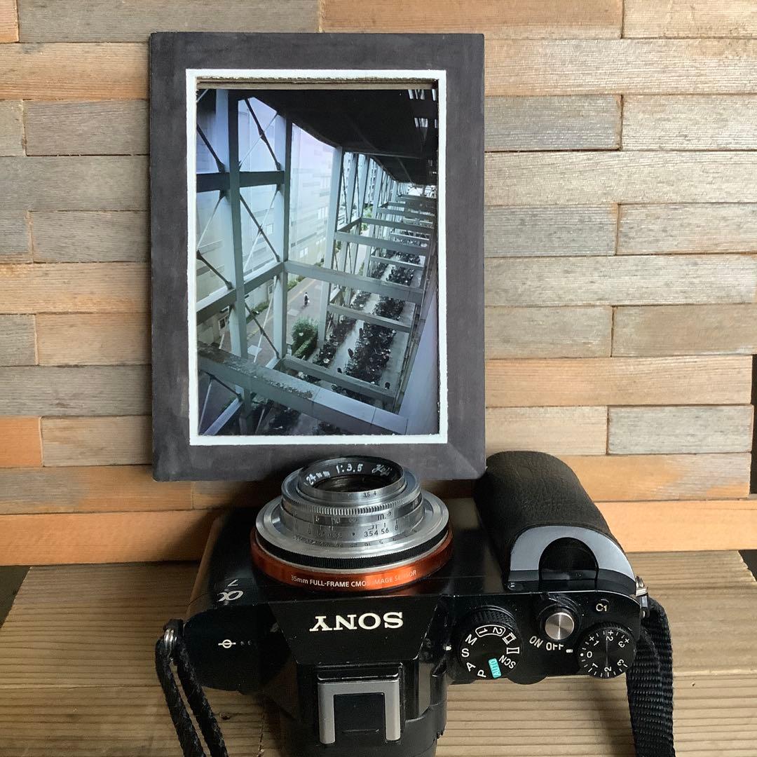 SONY α７用　大改造レンズ、最短26㎝　( FUJI, TIARA24mm)