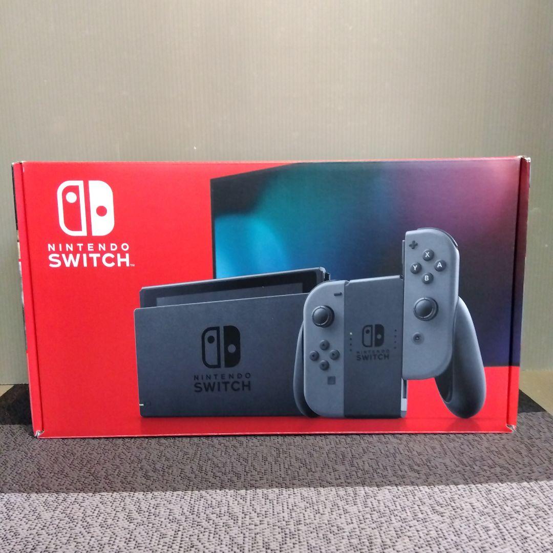 Nintendo Switch 本体 バッテリー強化版 動作確認済 ※グリップ欠