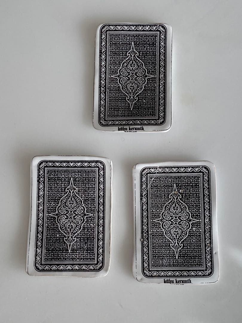 クーンケラミック　トランプ　3セット