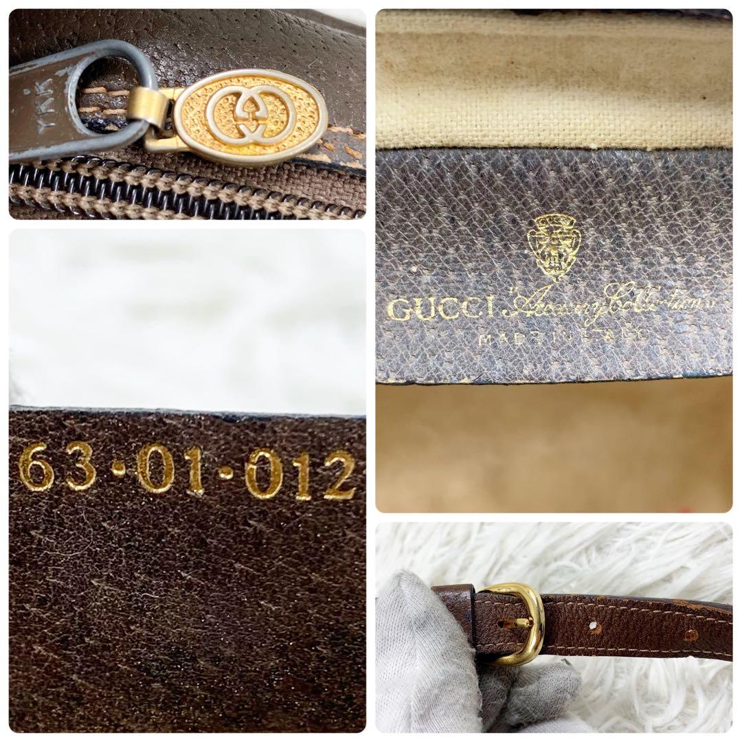 【✨美品✨】グッチ カメラバッグ シェリーライン GGスプリーム ブラウン