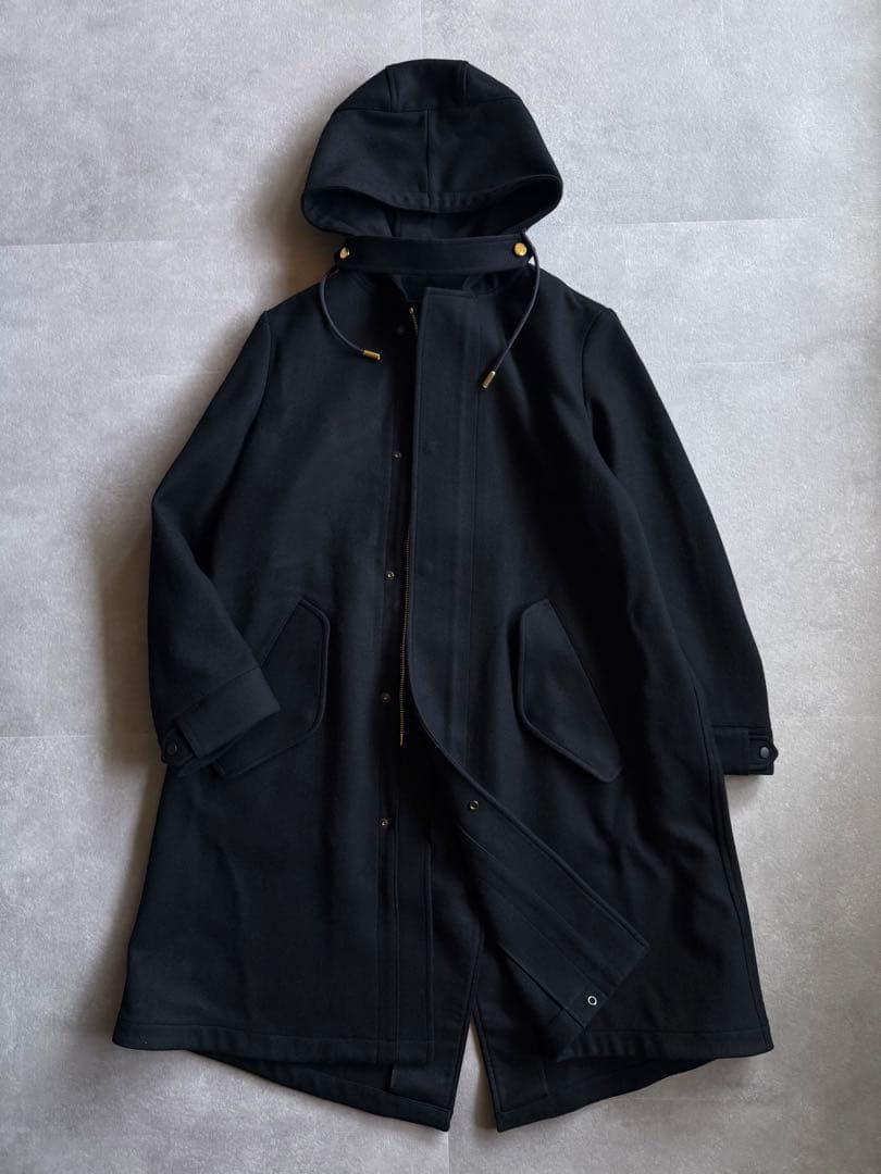 【おまとめ2点✨】THE RERACS ウールメルトンロングモッズコート