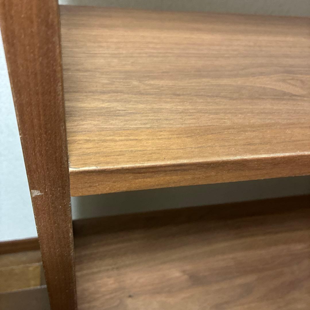 無印良品　スタッキングシェルフ　ウォールナット