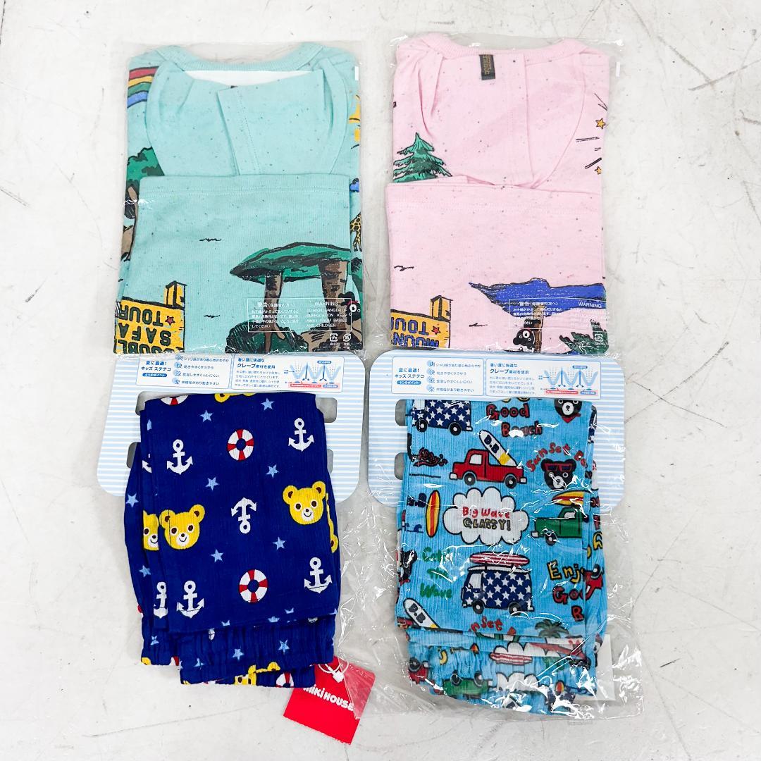 ま*み様 K9106 ミキハウス 半袖Tシャツ ステテコ 4枚 セット 90〜1