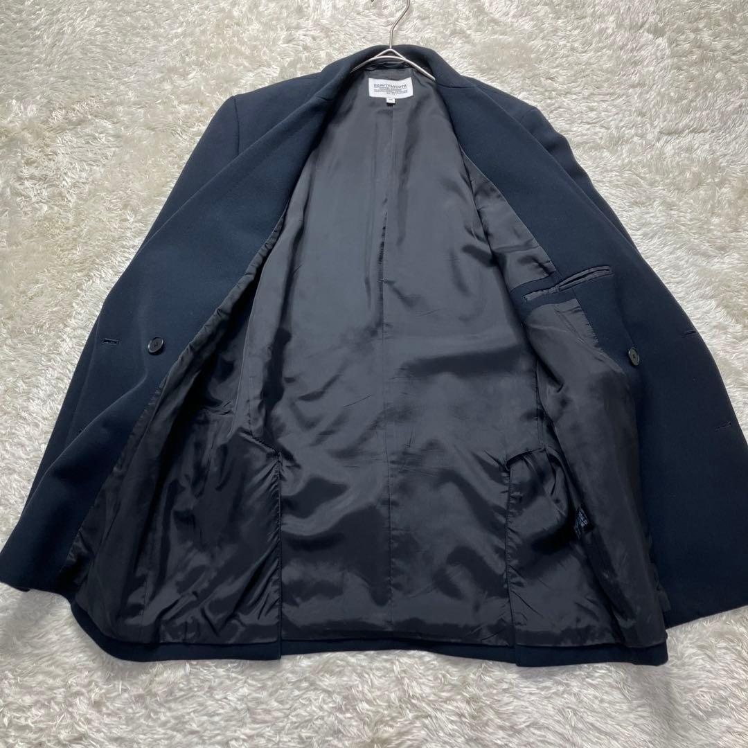 ビューティアンドユース　TRADITIONAL ダブルジャケット 紺ブレ　38