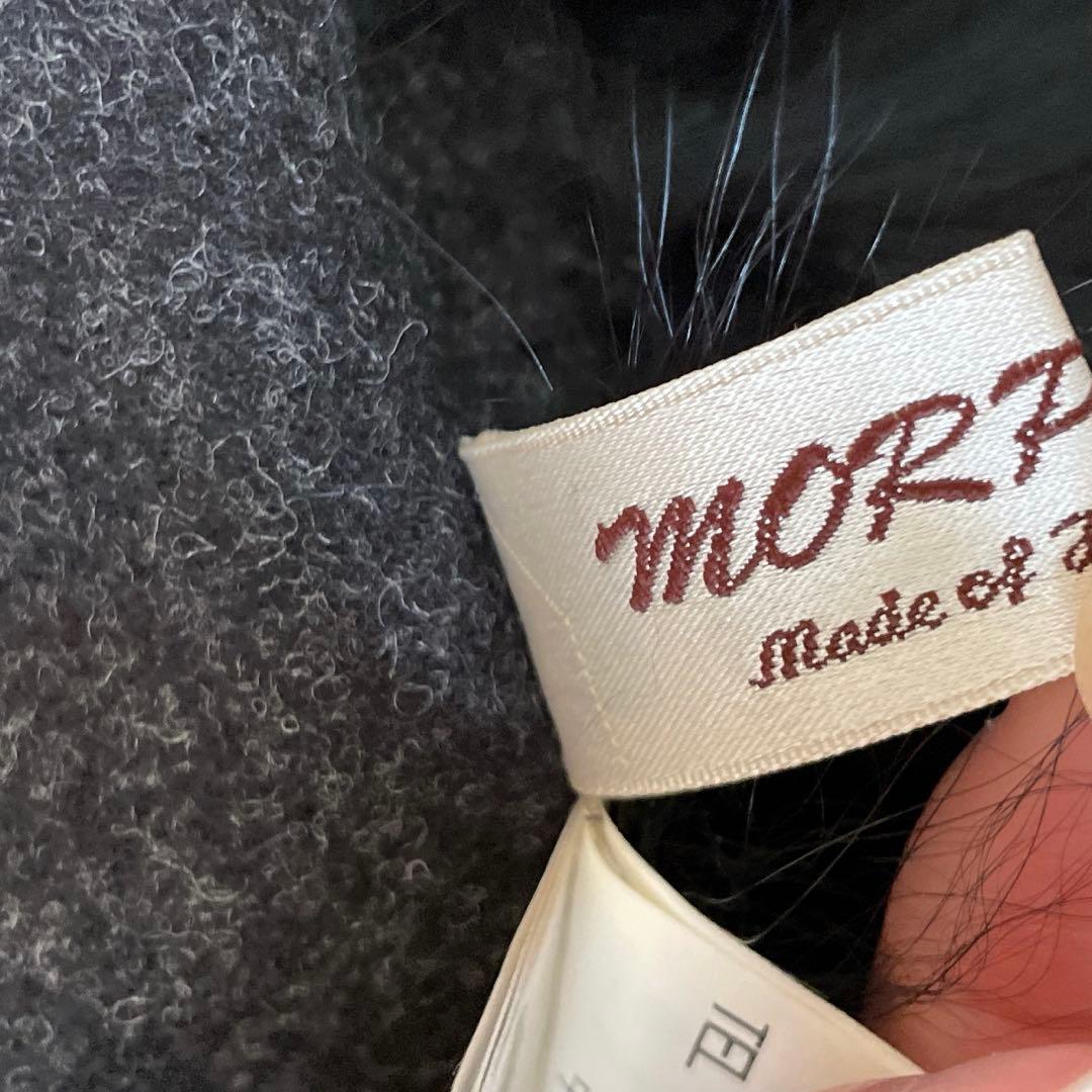 MORPHEUS✨マーファス 毛 カシミヤ ファー ポンチョ ブルーフォックス