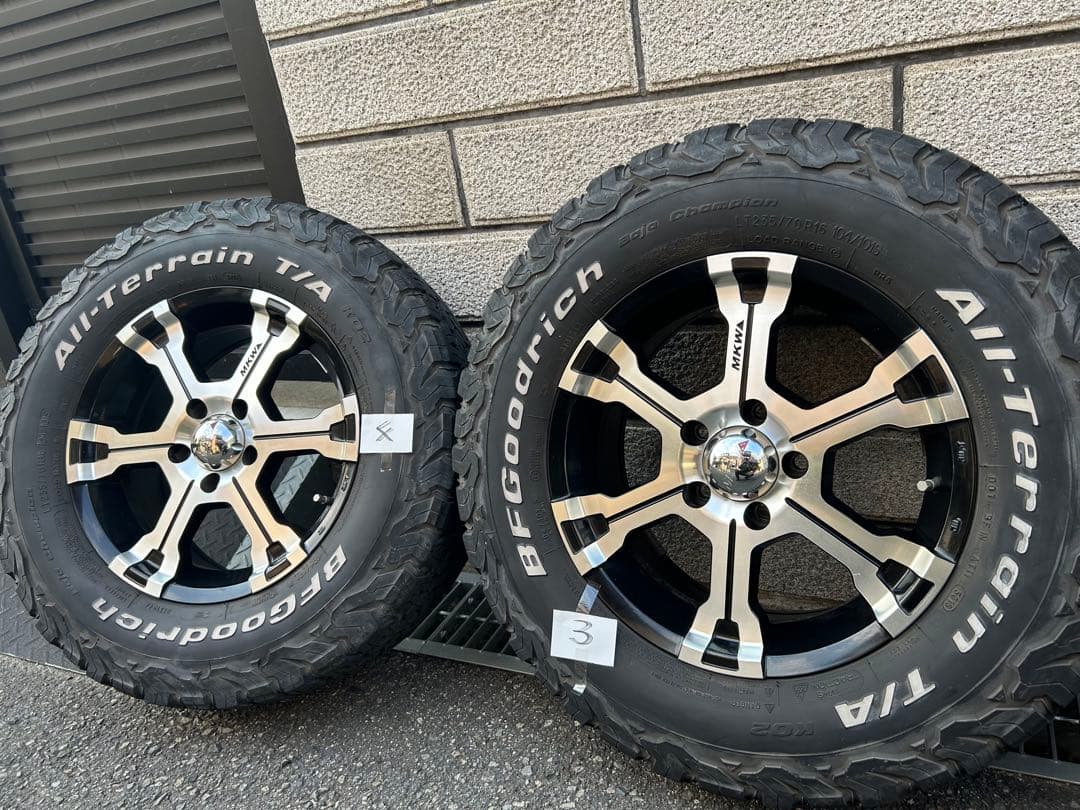 MKW MK36 7J グッドリッジAT 235 70 R16 デリカD5に使用