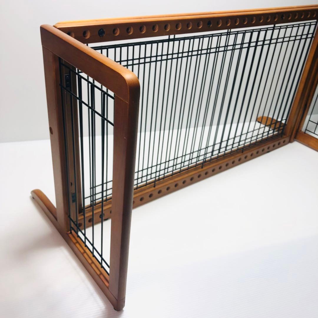 【美品!!】リッチェル 木製おくだけゲート ペットゲート ワイド ベビーゲート◎