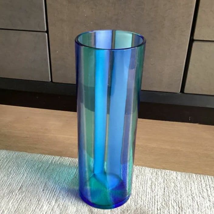 アンティーク　ベネチアンガラス　ムラーノガラス 花瓶 H34cm