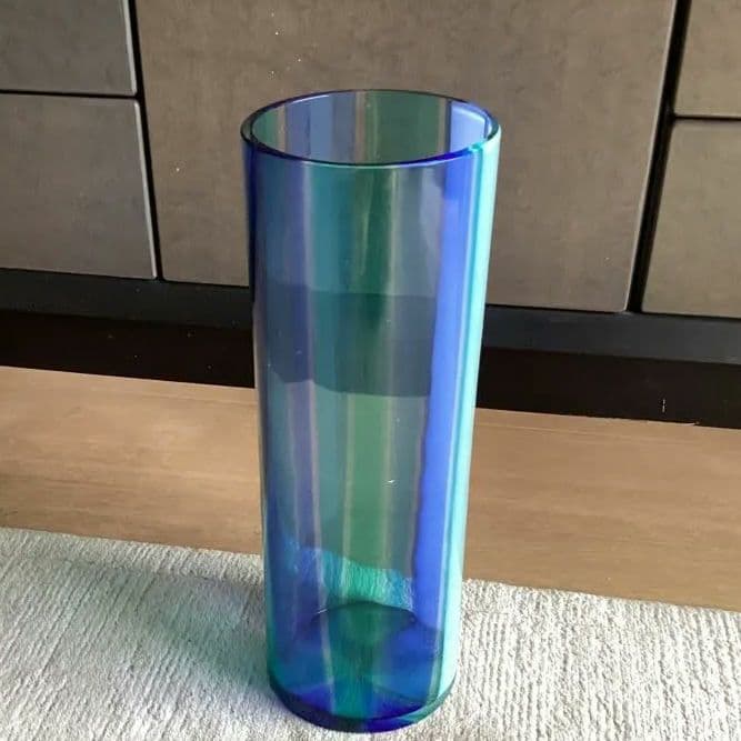 アンティーク　ベネチアンガラス　ムラーノガラス 花瓶 H34cm