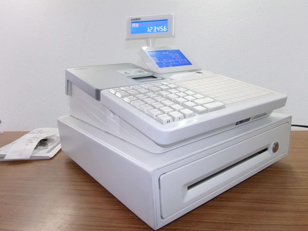 設定無料 飲食向 カシオ SR-C550-4S レジスター 250611