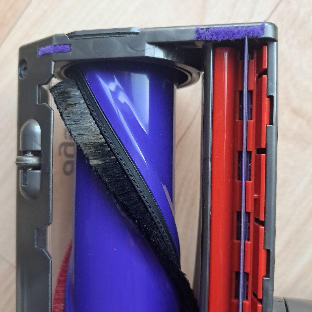 dyson 掃除機ヘッド 回転ブラシ 紫