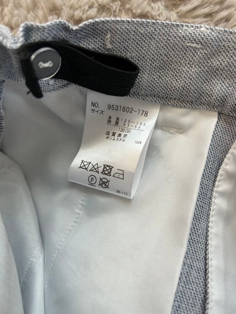 ⭐︎美品⭐︎【プティマイン】フォーマルスーツ 130cm グレー 入学式　男の子