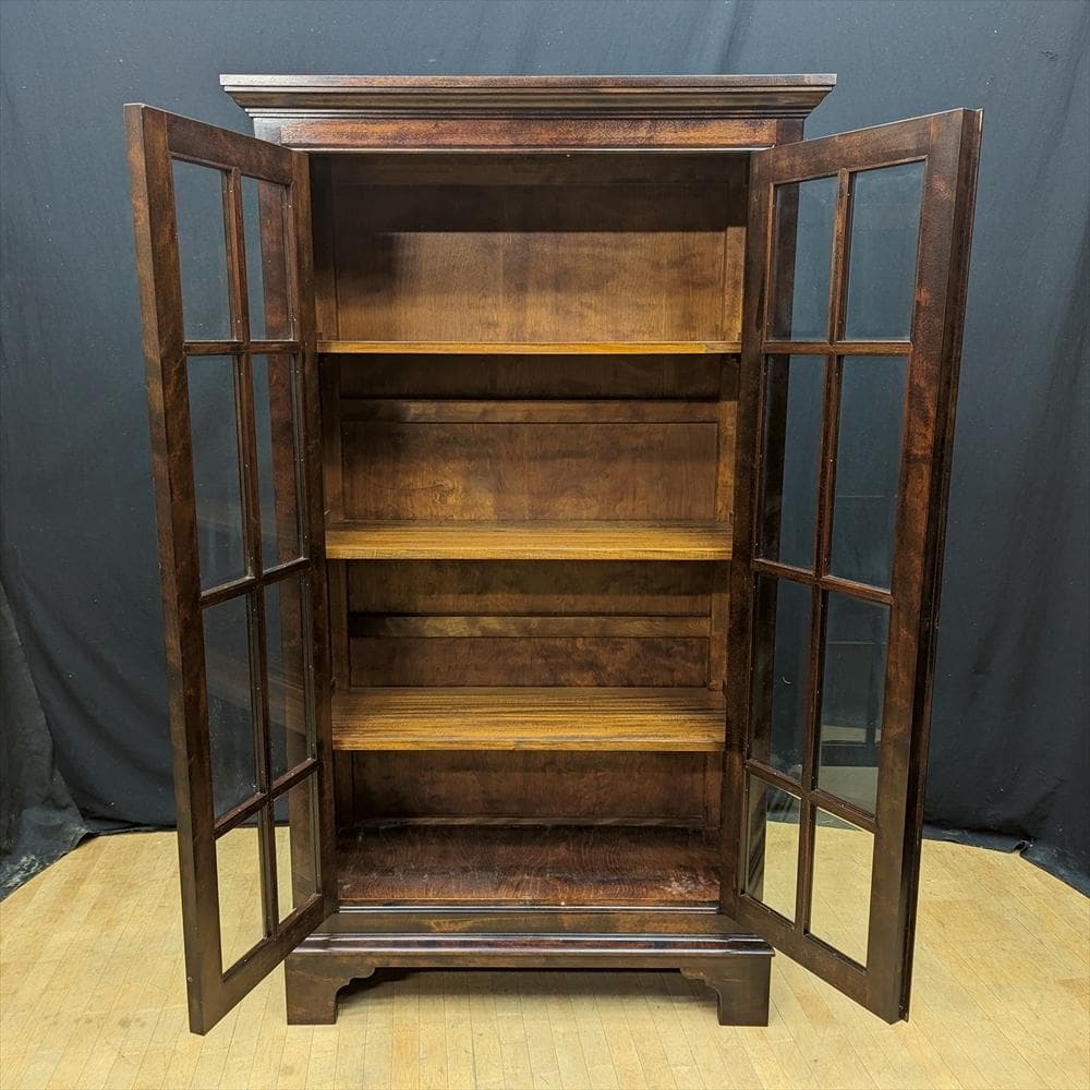 松本民芸家具　C型　水目桜　無垢　本棚　本箱　書棚　ブックシェルフ　飾り棚　B