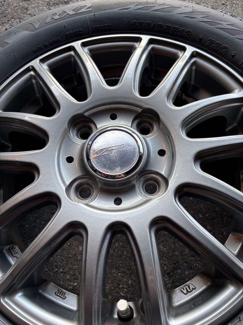 ◇送料込み◇ 155/65R13 中古スタッドレスホイールセット VRX2