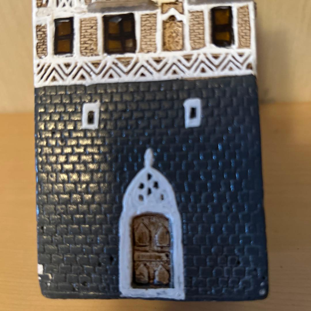 イエメン建物　インテリアオブジェ4点セット