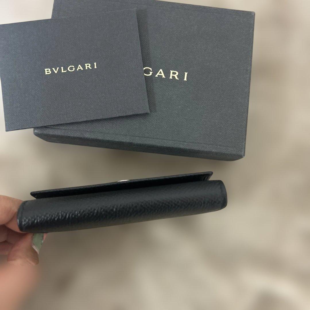 タ*ビ様 新品未使用品⭐︎BVLGARI ブラック レザー6連 キーケース