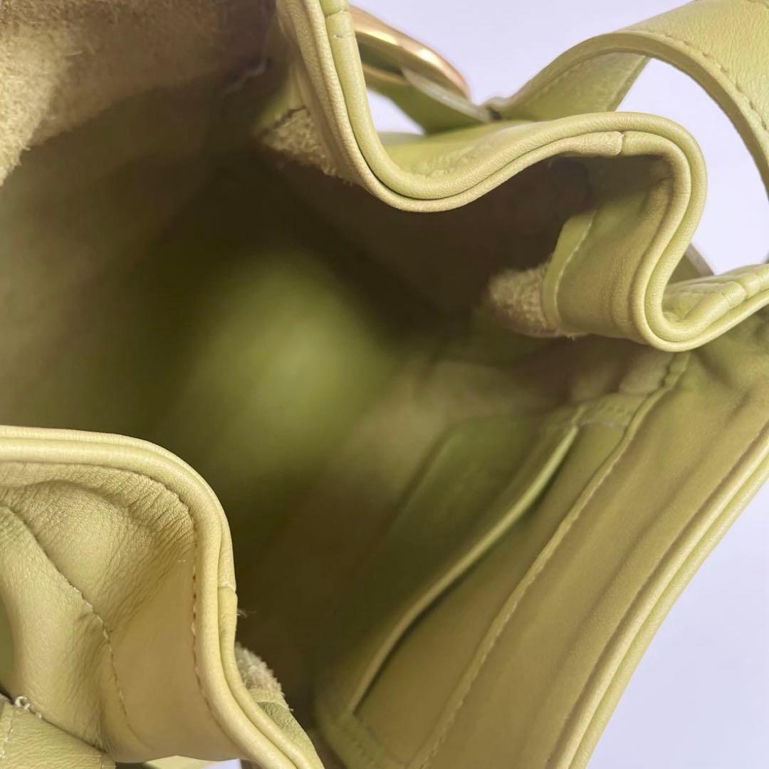 Vintage Coach Bucket Bag Green USA製