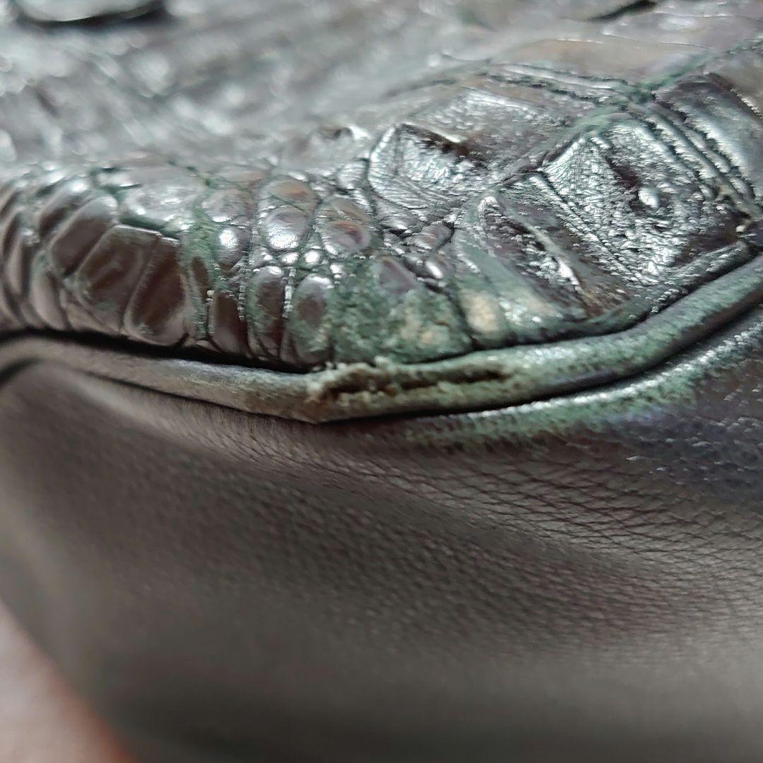 トートバック　ワニ皮