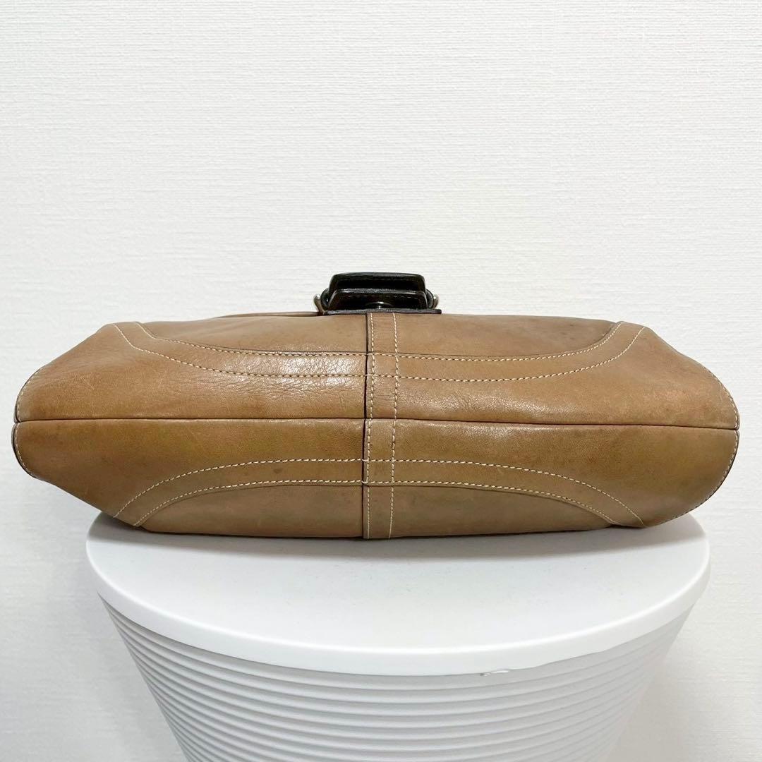 y2k❤️ COACH ソーホー レザー フラップ ショルダーバッグ