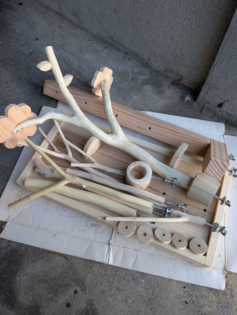 バードアスレチック32　(止まり木5本付き)