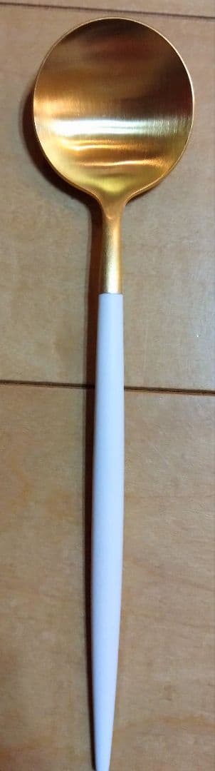 クチポール　ホワイト×ゴールドカトラリー各種セット 5点